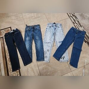 Bundle Of 4 Kids Jeans Size 5/6